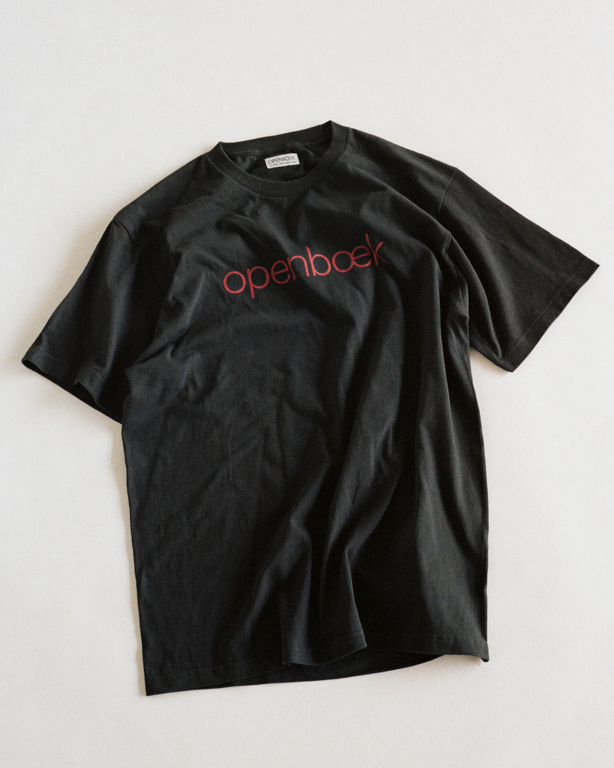 Light Wordmark Print Tee Denim