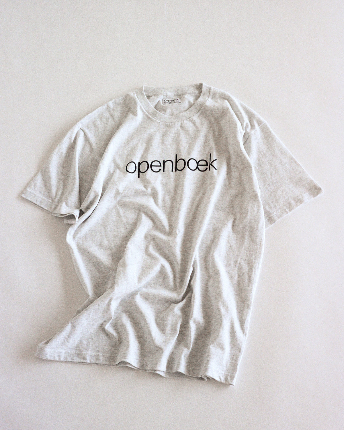 Light Wordmark Print Tee Marble